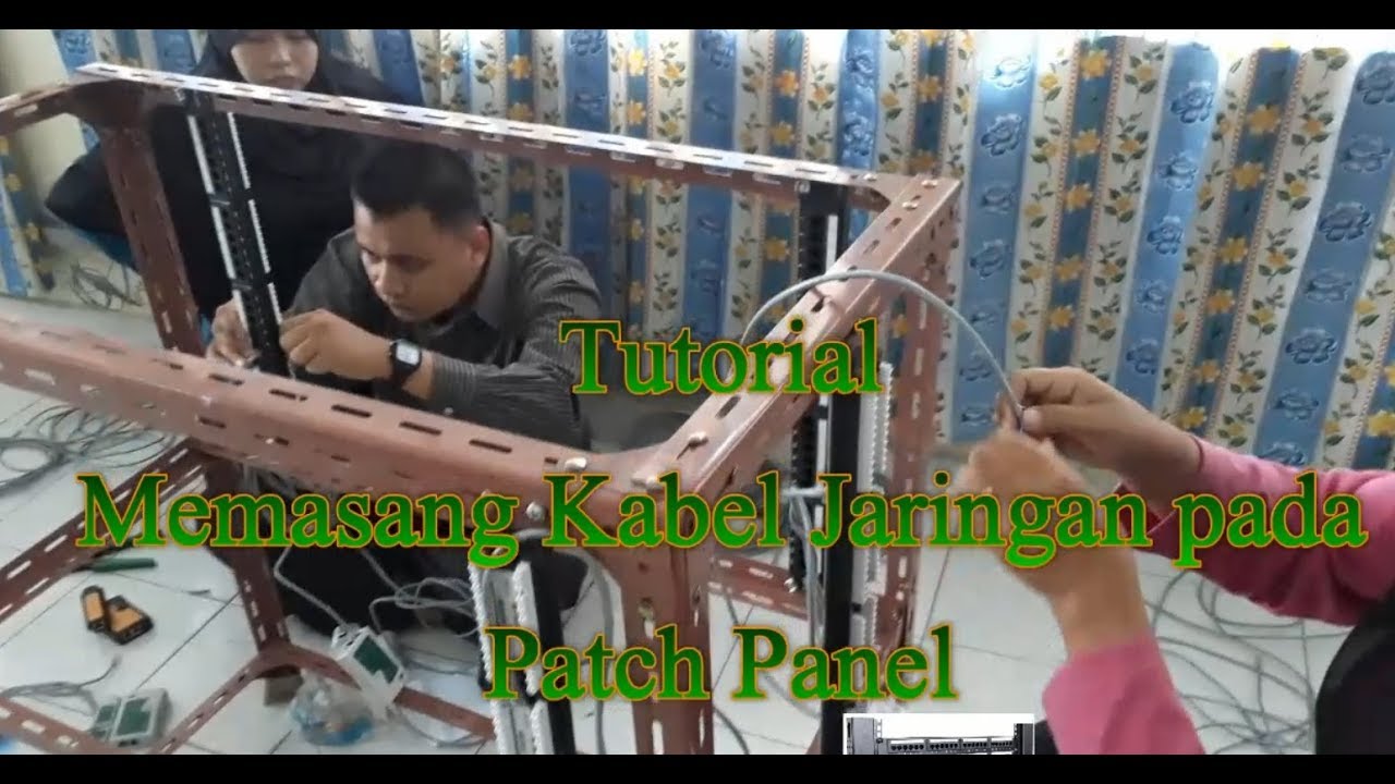 Tutorial cara Instalasi Network Patch Panel - YouTube