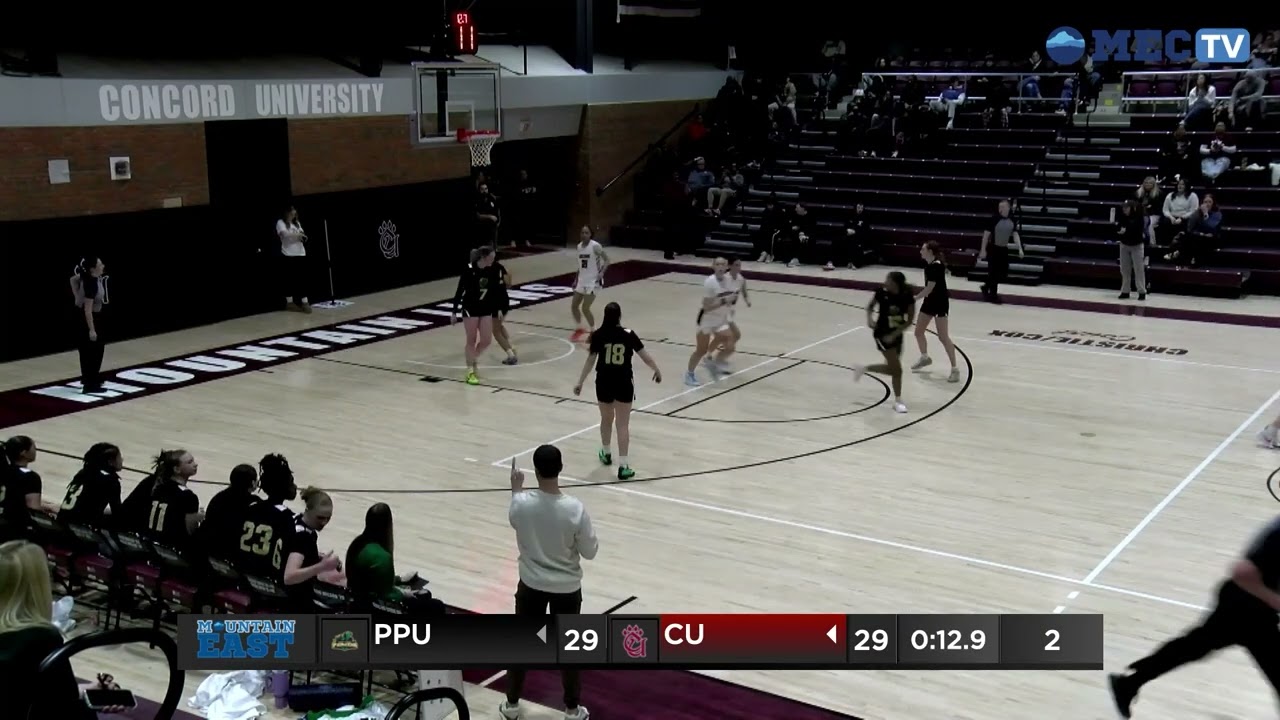 Concord Women's Basketball Highlights vs. Point Park
