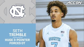 UNC's Seth Trimble's Big 3 Forces OT