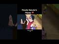 Sasuke smiles at Sarada ✨