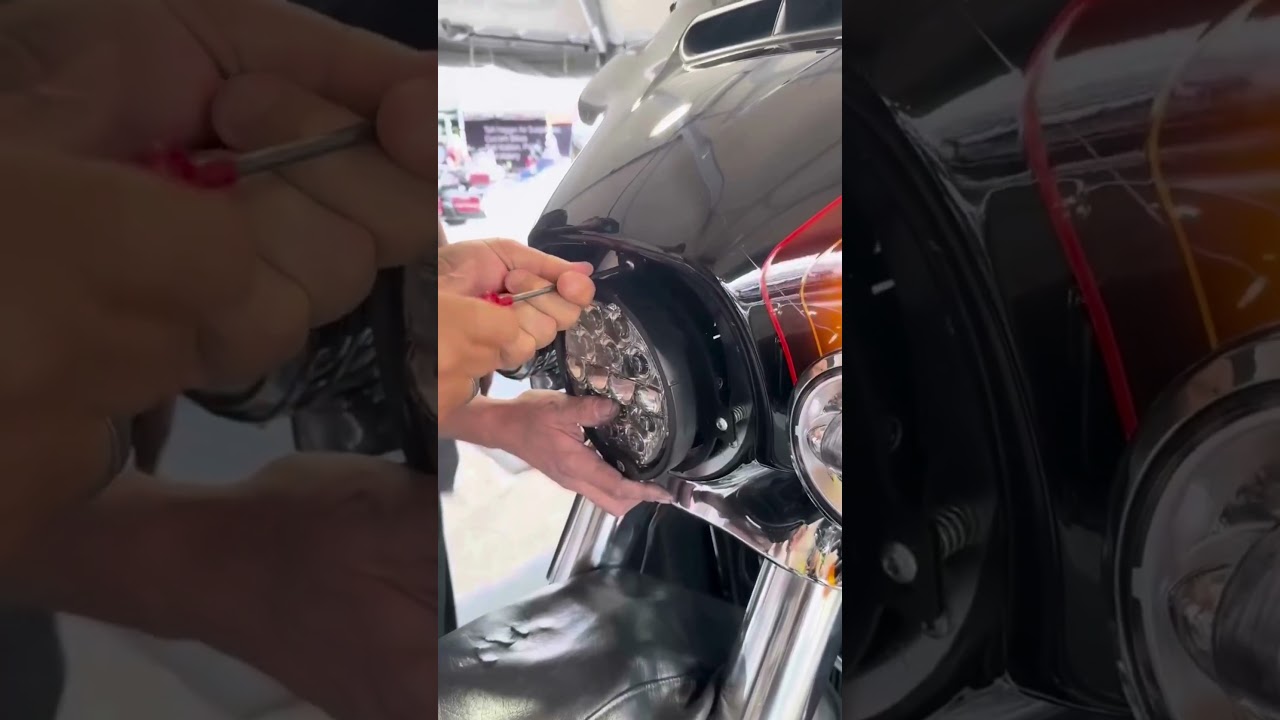 NEW Harley Headlight to DESTROY THE DARK!! 