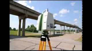 3D Laser Scanning of an Arkansas bridge using Leica Scanstation C10