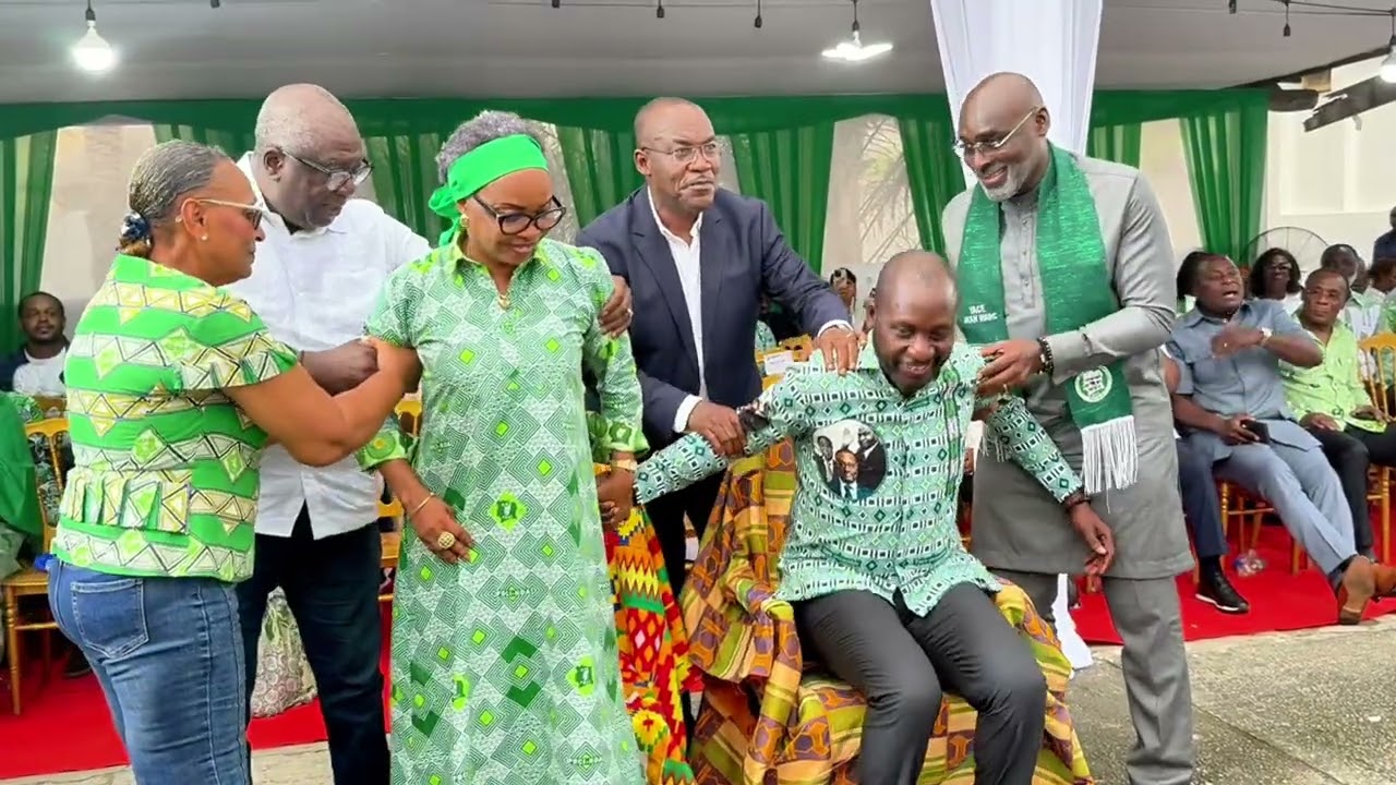 CÉRÉMONIE D'INVESTITURE DES CANDIDATS PDCI RDA