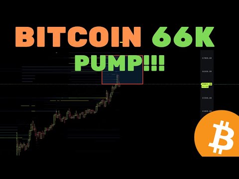 BITCOIN PUMP 66K: ROMPENDO TUDO!!!!! 