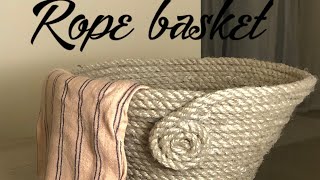 Diy Rope Basket