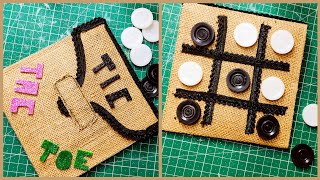 DIY Tic-Tac-Toe/ How to make game at home/ Childhood game screenshot 5