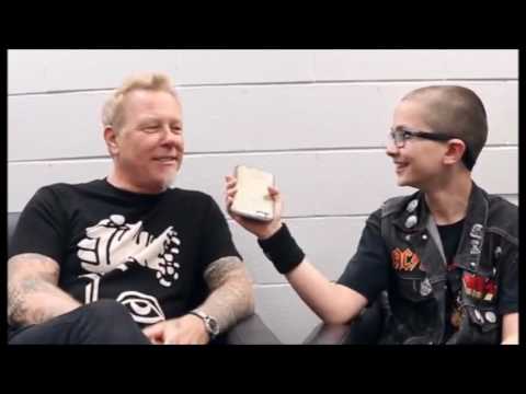 Metallica's James Hetfiled interview w/ 12 year old - Broken Hope webisode video #1