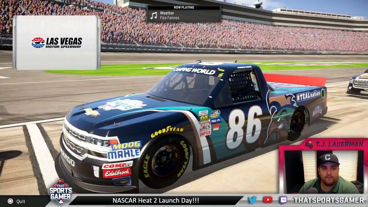 LET'S GO RACING!!! - NASCAR Heat 2 Launch Stream - YouTube