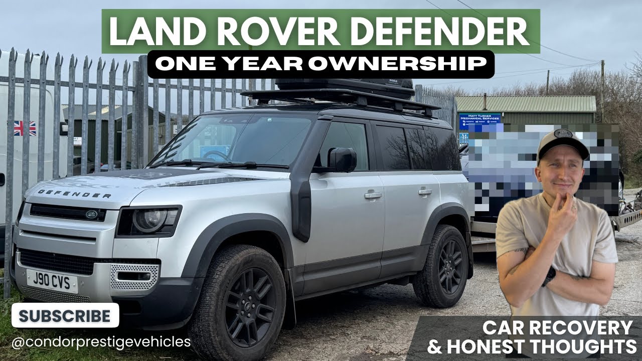 Land Rover Defender Rear Recovery RECOVERY MISSION! Plus One Year Update with my Land Rover Defender 110 ...