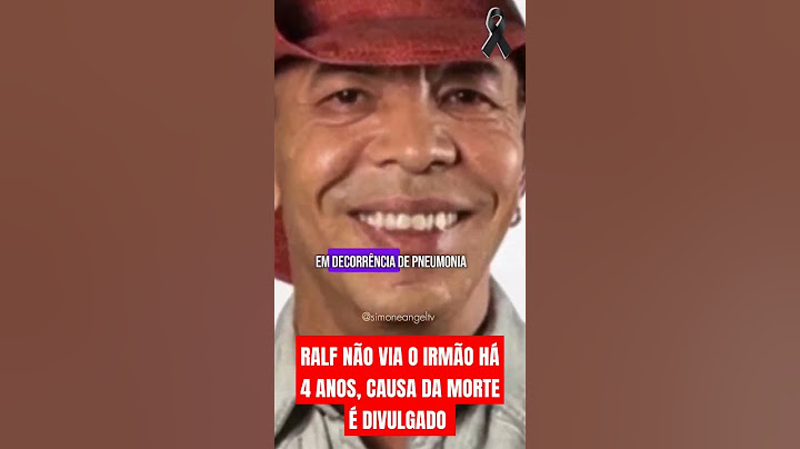 Ralf não via o irmão há 4 anos e causa da morte é divulgado #crhystianeralf #luto