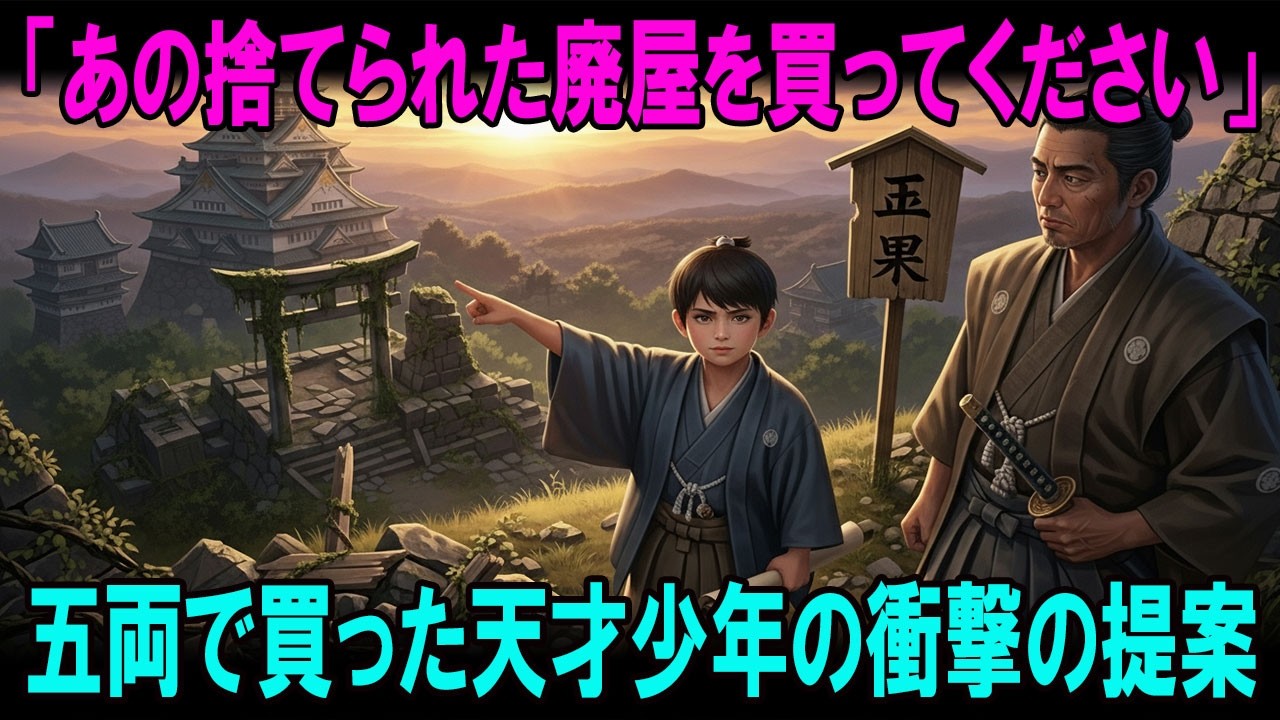 5両で買われた天才童子が、大身旗本の家の没落を救った物語。日の本の運命を変えた、驚くべき正体....民話 | 野談 | 時代劇 | 昔話 | 説話 | オーディオブック | 伝説