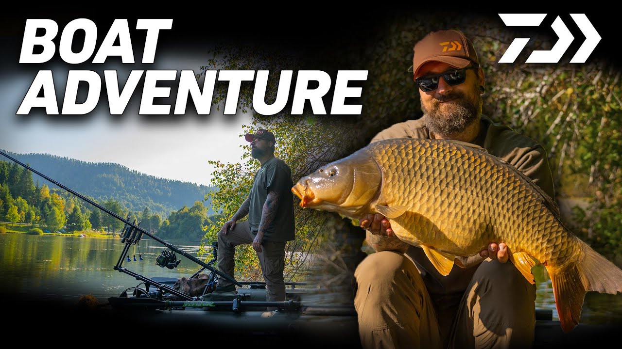 BOAT ADVENTURE Carp Fishing in Europe Daiwa Carp YouTube