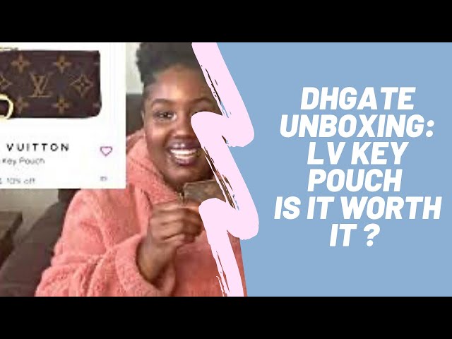 LV MONOGRAM KEY POUCH REP DHGATE SEMI-UNBOXING  WHAT FITS/ IS IT WORTH IT?  Shari's Life of Luxxury 