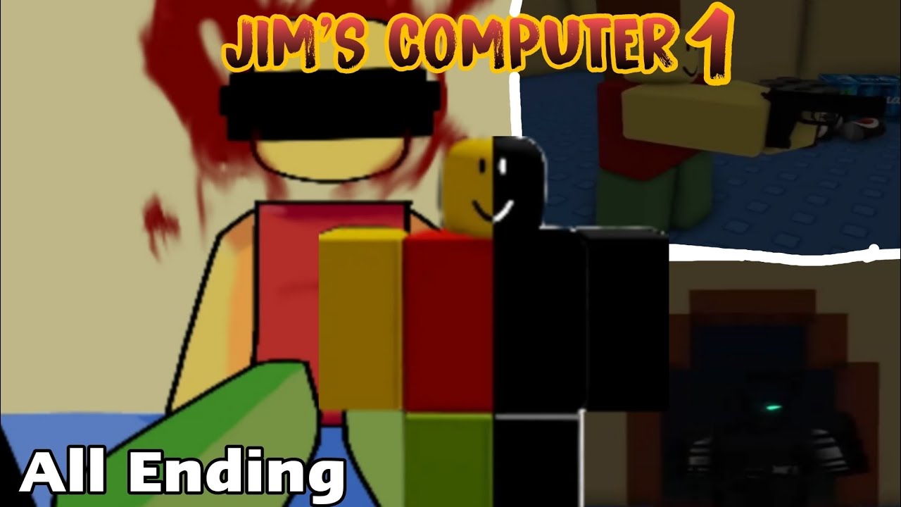 JIM'S COMPUTER 1 ( All Ending) Full Walkthrough - YouTube