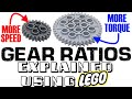 NEVER be confused by GEAR RATIOS again - EXPLAINED in the MOST VISUAL WAY using LEGO