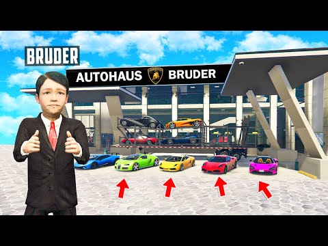NEUES AUTOHAUS bekommt XXL AUTOLIEFERUNG in GTA 5 RP!