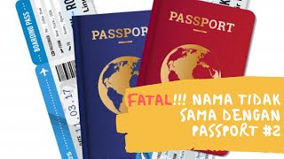 MOST COMMON MISTAKES WHEN INPUTTING NAMES FROM PASSPORT!!!
