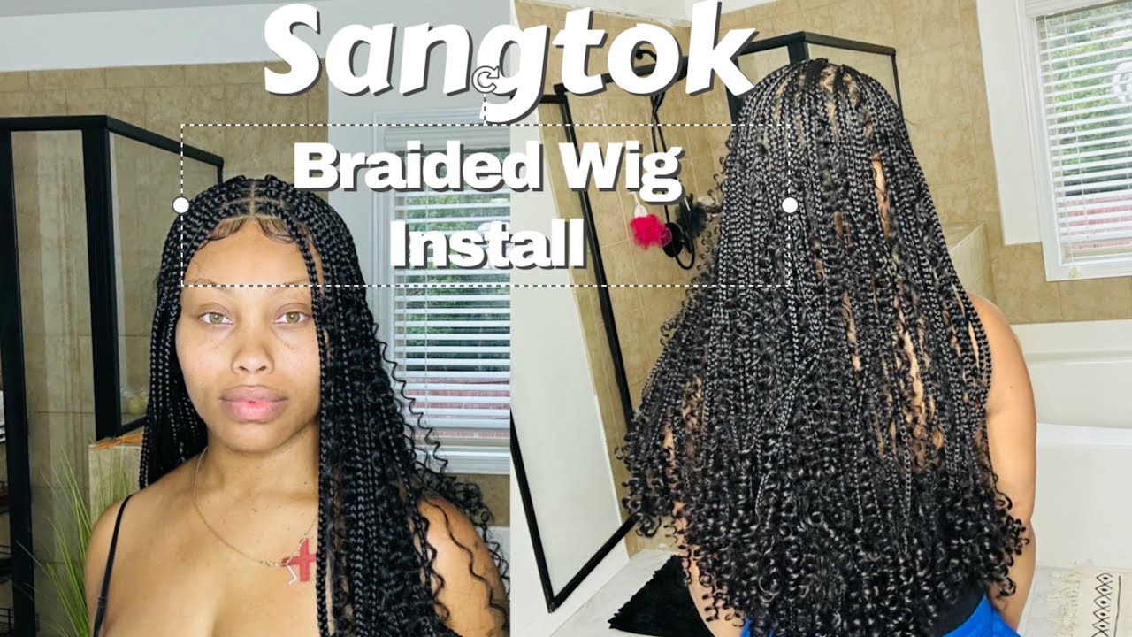 FANCIVIVI 32 Locs with Curly Ends Boho Curls Briaded Wig