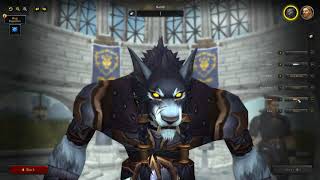 World of Warcraft Shadowlands Character Creation Worgen Male