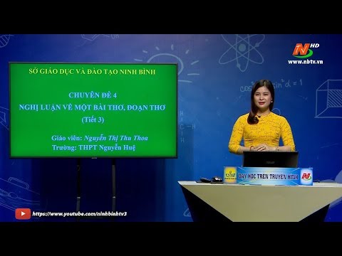 Video Lớp 12: Chuyên đề 4, tiết 3: Phân tích, cảm nhận về... - YouTube