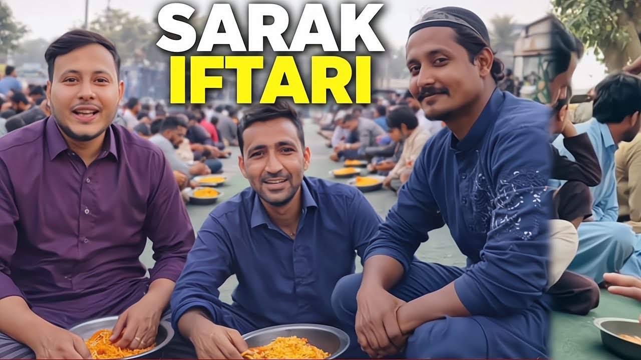 🛣️ 📿 SARAK AFTARI 🤷‍♂️ || GARH SY NIKAL GAYE OR DEKHTY HAN KAHAN HO GI AJ AFTARI 🥧🍲