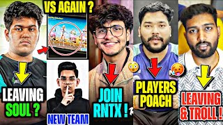 Thunder Leaving SOUL?🚨 Aadi Player's POACH🤯 Triggered Insaan Join RNTX🔥 Punk on Why TROLL GodL😱 S8uL