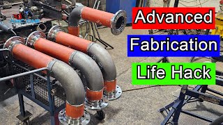 How To Guide, Cutting Down 5' 45 degree fitting *Fabrication* tips* MAG/MIG Welding