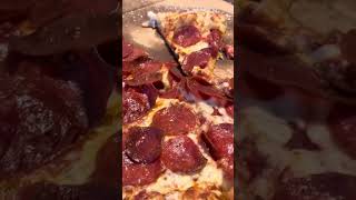 Pepperoni Pizza 🍕#short #shorts #shortsfeed #trending #pizza #pizzalover #food #meatlovers #fyp
