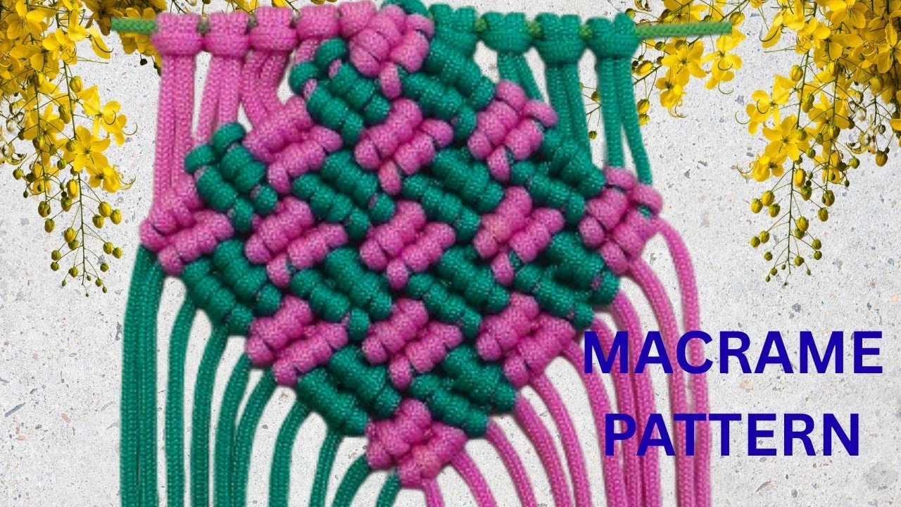 How to make macrame knots #diy #artandcraft #walldecor #macramepatterns #handmade #homedecor #art 