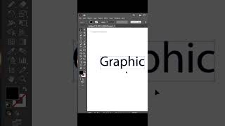 Illustrator Text to Shape Easy Trick 🔥 | Adobe Illustrator Tutorial #Shorts