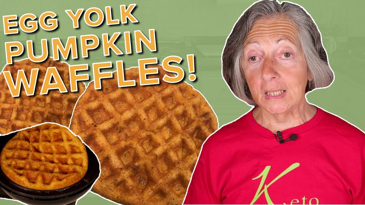 Keto Egg Yolk Pumpkin Waffles! Keto / Low Carb Pumpkin Treat YouTube