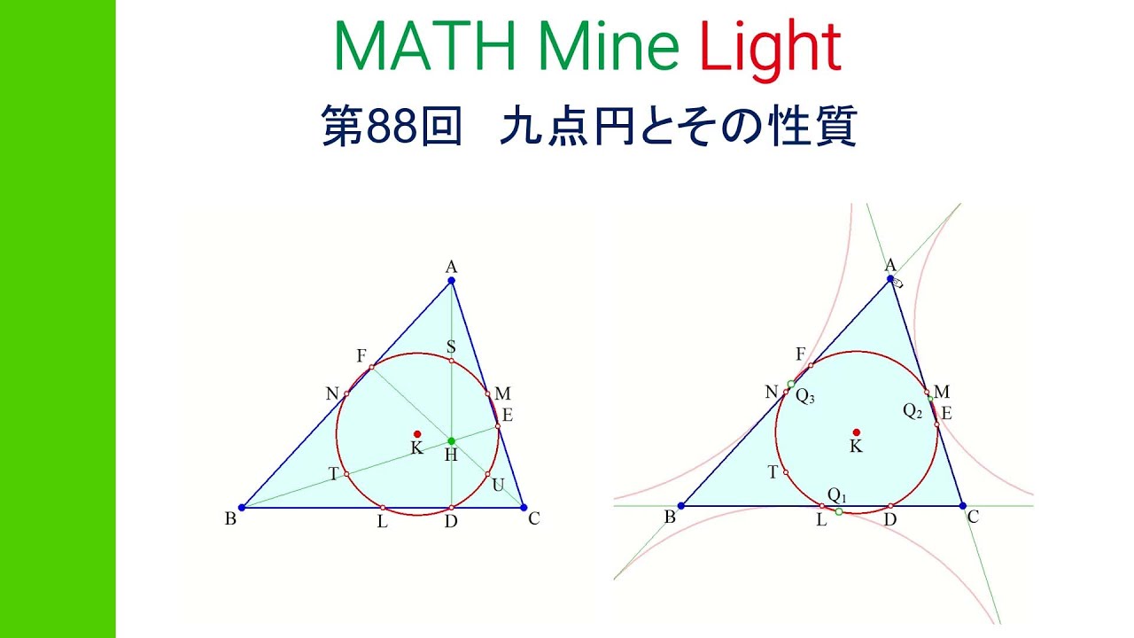 MML Lesson 88: The Nine-Point Circle and Its Properties - YouTube