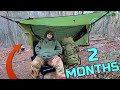 Haven hammock tent after 2 months in the mountains  winter camping in a layflat hammock review