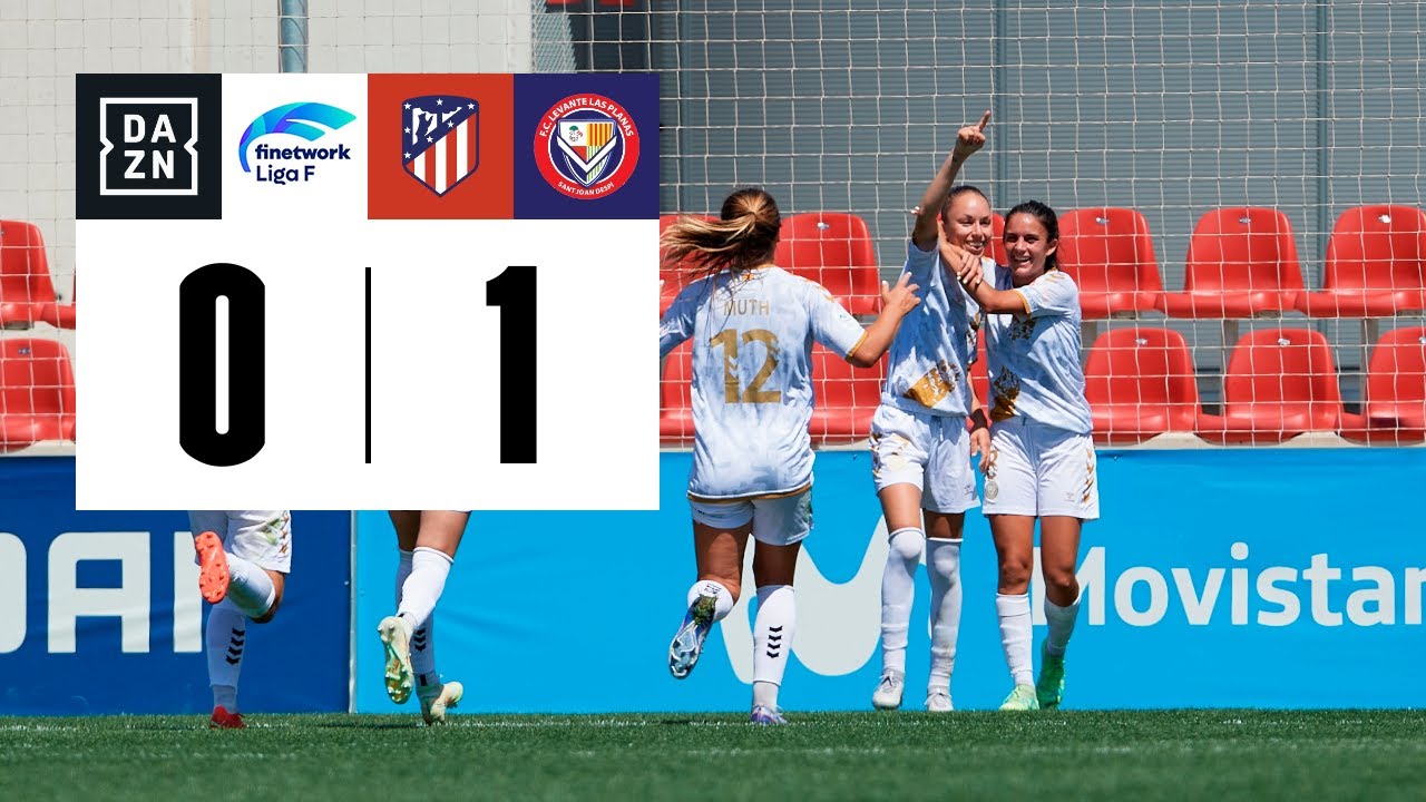 Atlético de Madrid vs FC Levante Las Planas (0-1) | Resumen y goles ...