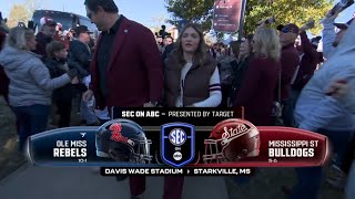 SEC on ABC intro | 7 Ole Miss @ Mississippi State | 11/28/2025