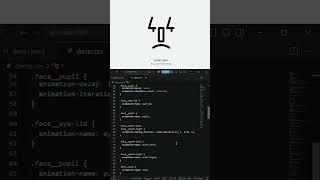 This Animated 404 Page Is Actually INSANE 👀 #html #css