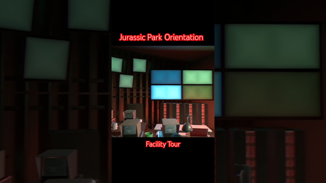Jurassic Park Orientation: Facility Tour, Control Room