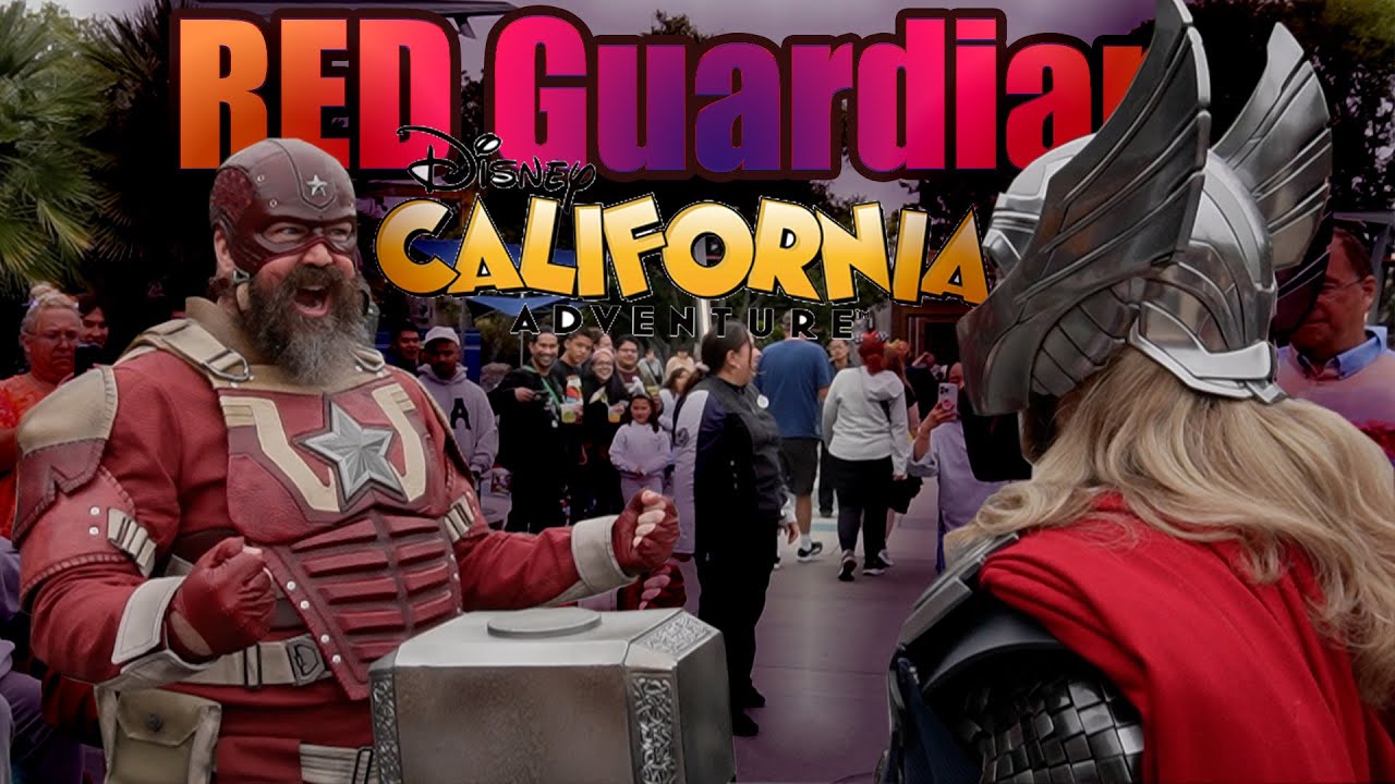 RED GUARDIAN makes an appearance in Disney California Adventure
