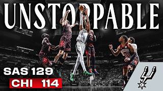 SPURS EXTEND WIN STREAK TO NINE VS. CHICAGO