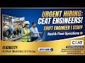 CEAT Tyres कंपनी में बंपर Vacancy  Fresher Job Diploma BE/Btech | Nagpur Maharashtra