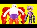Disney Big Hero 6 Mini-Max & Squish To Fit Baymax Toy Unboxing With Just4fun290