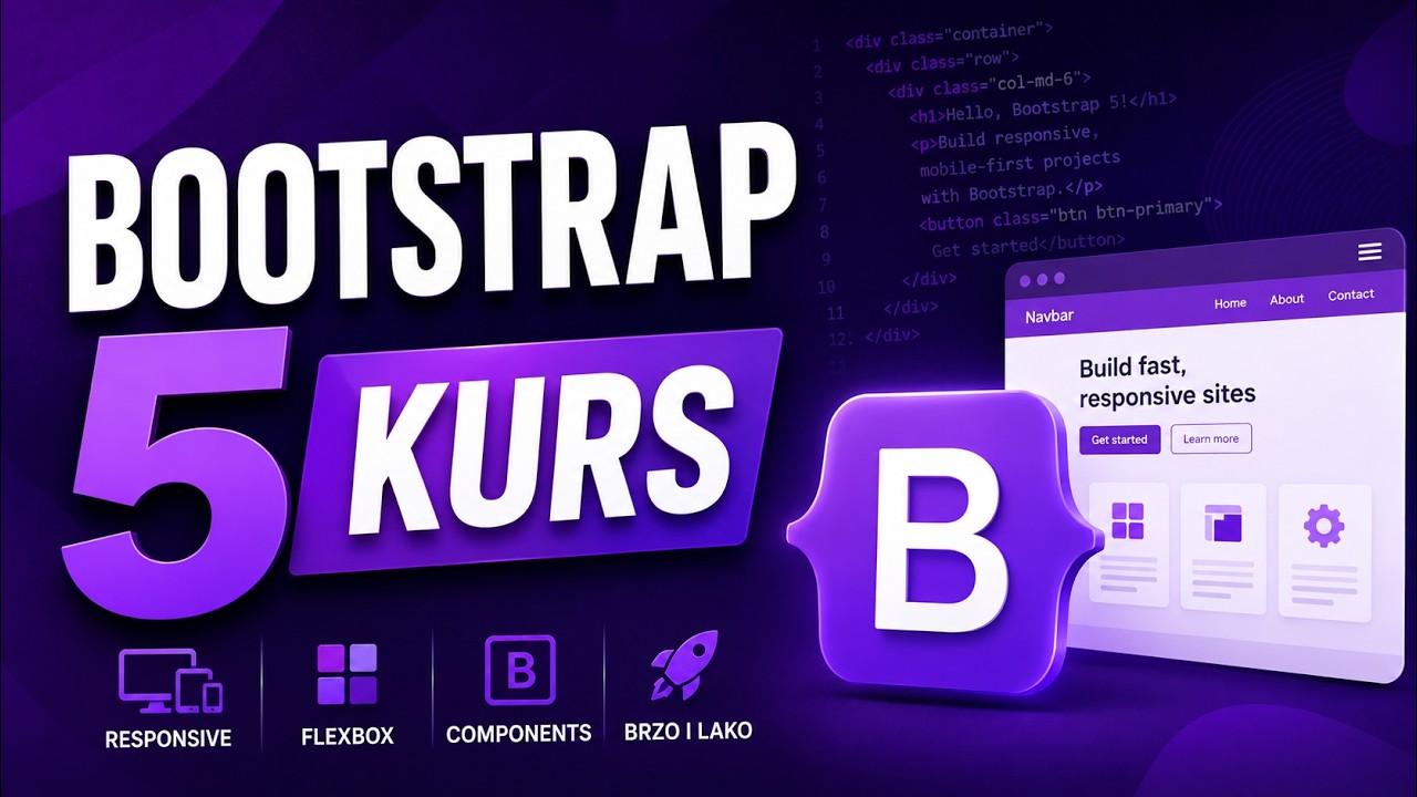 Bootstrap 5 - 2 - Header, Footer i Standardi - YouTube