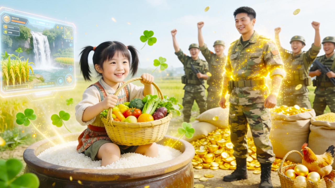 마법의 공간을 가진 소녀는 그 남자를 도와 굶주림에 시달리는 그에게 부와 음식을 안겨주었습니다!