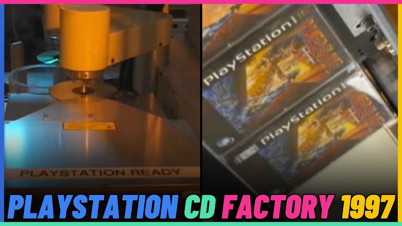How PlayStation CD's Were Made In 1997