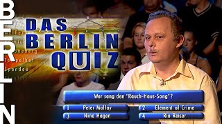 "Wer sang den 'Rauch-Haus-Song' ?" | Das Berlin Quiz (2002) | Folge 38/45