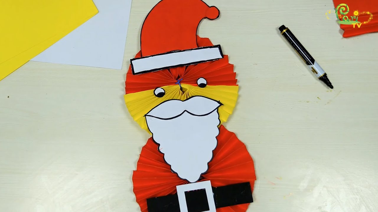 How To Make A Paper Santa Claus Easy Craft Ideas Christmas Special 