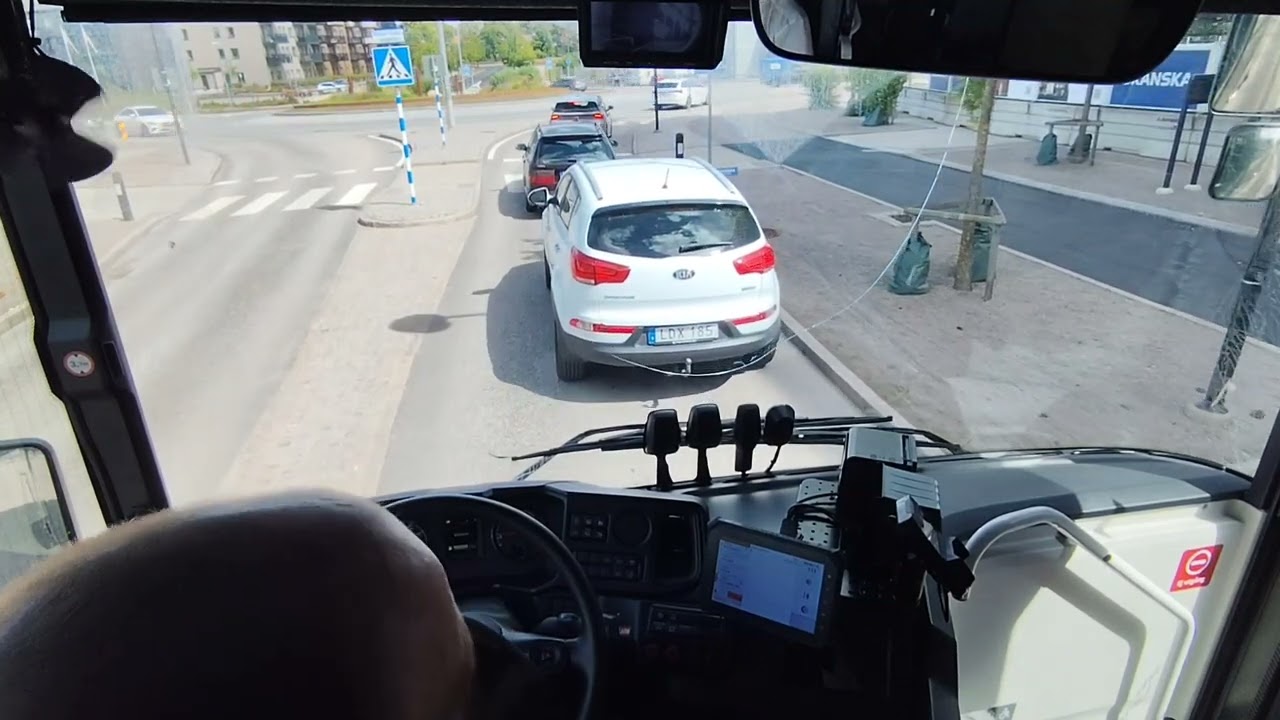 Bus Driving POV | Route 111 Växjö - Alvesta | Scania InterLink