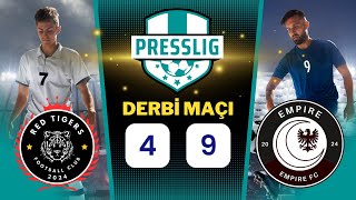 Pressligcom Red Tigers Fc 4-9 Empire Fc Derbi̇ Karşılaşması Maç Yayını