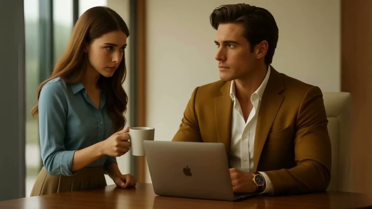 La stagista timida portò il tè in ufficio… senza sapere che il CEO la osservava da mesi