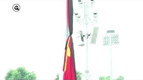 Lễ treo cờ rủ Quốc tang Tổng Bí thư Nguyễn Phú Trọng tại Quảng trường Ba Đình